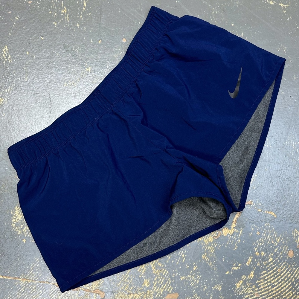 Nike Reversible Shorts Navy Blue 830456-429 Grey Training Work Out Fitness